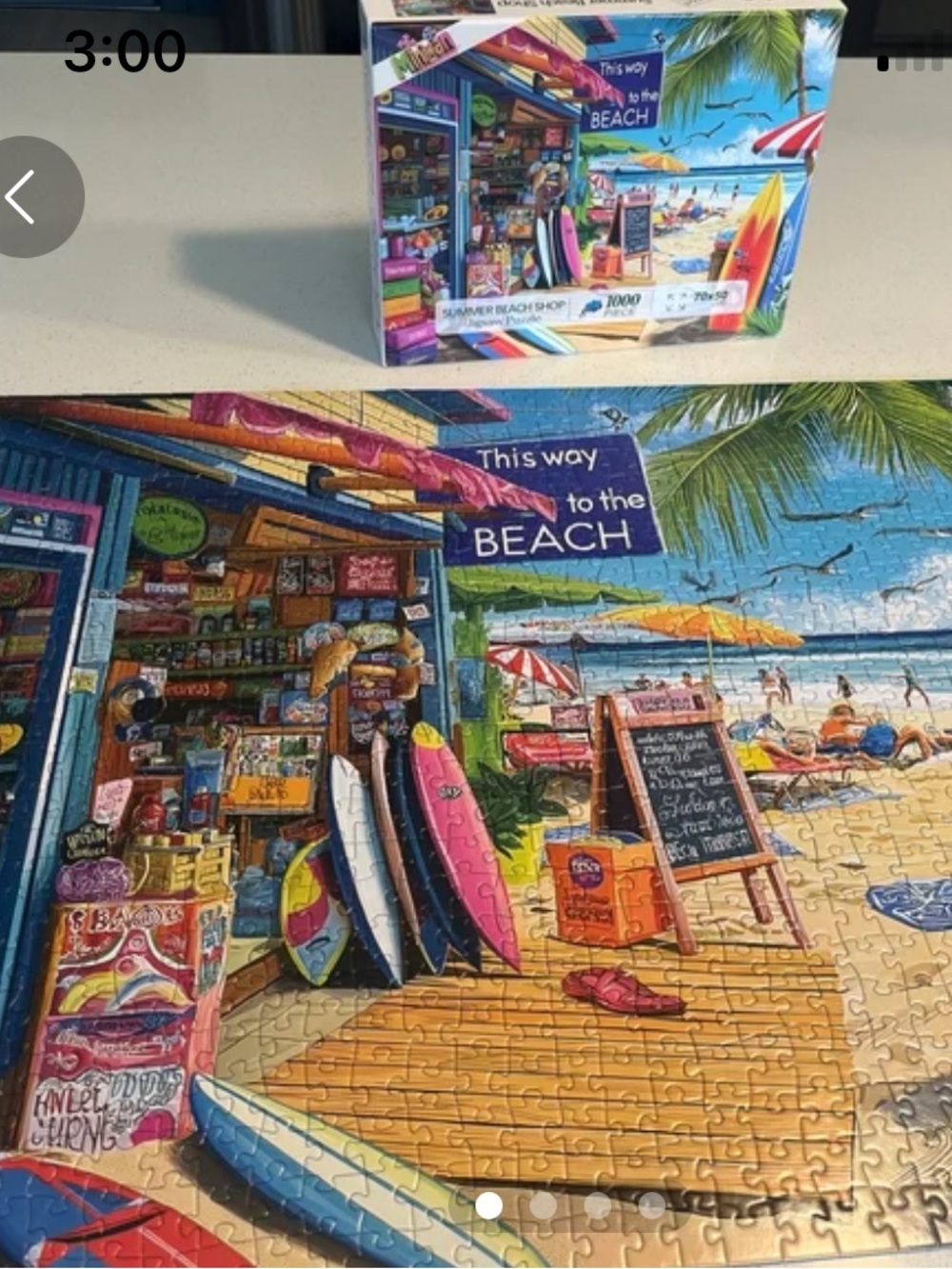 Summer Beach Shop Puzzle 1,000 Pieces